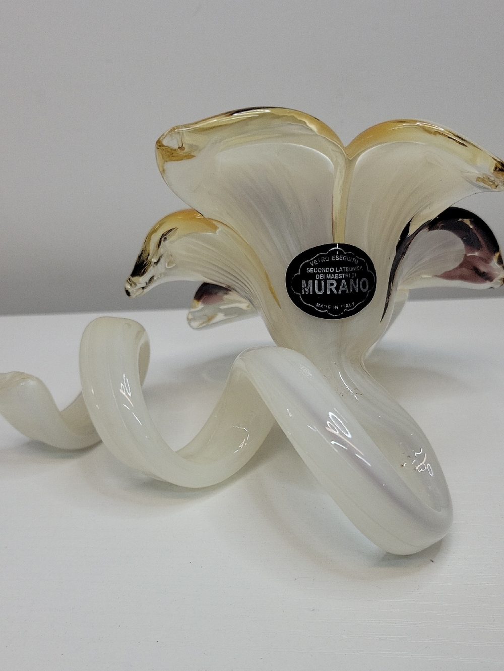 Italian Murano Art Glass Flower - Picture 5 of 5